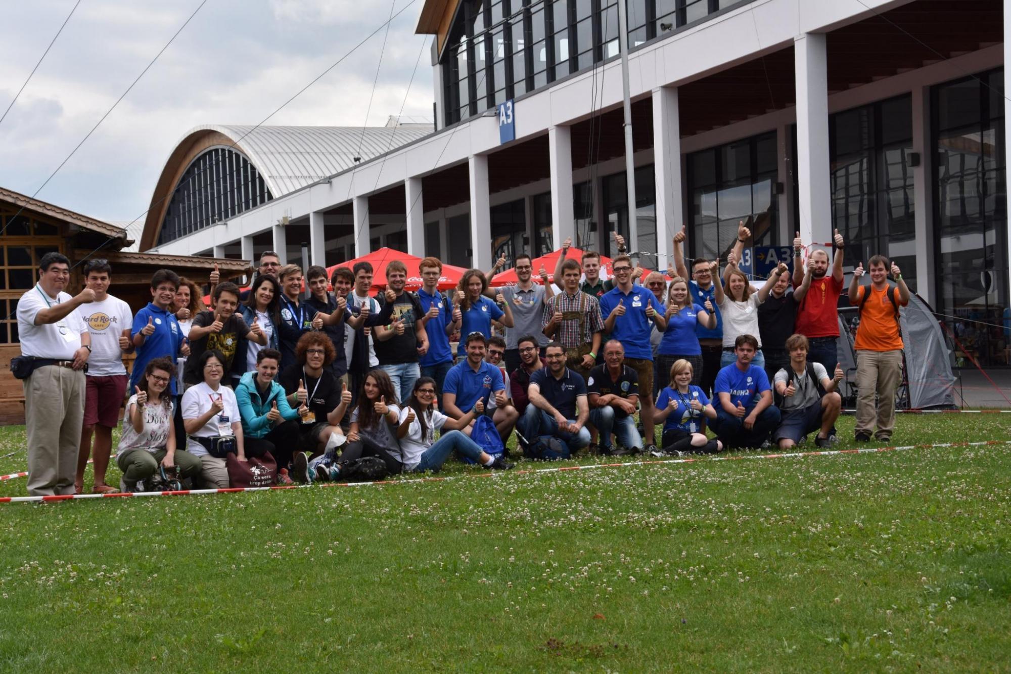 International Youth Meeting and YOTA flag hand over at HAM Radio