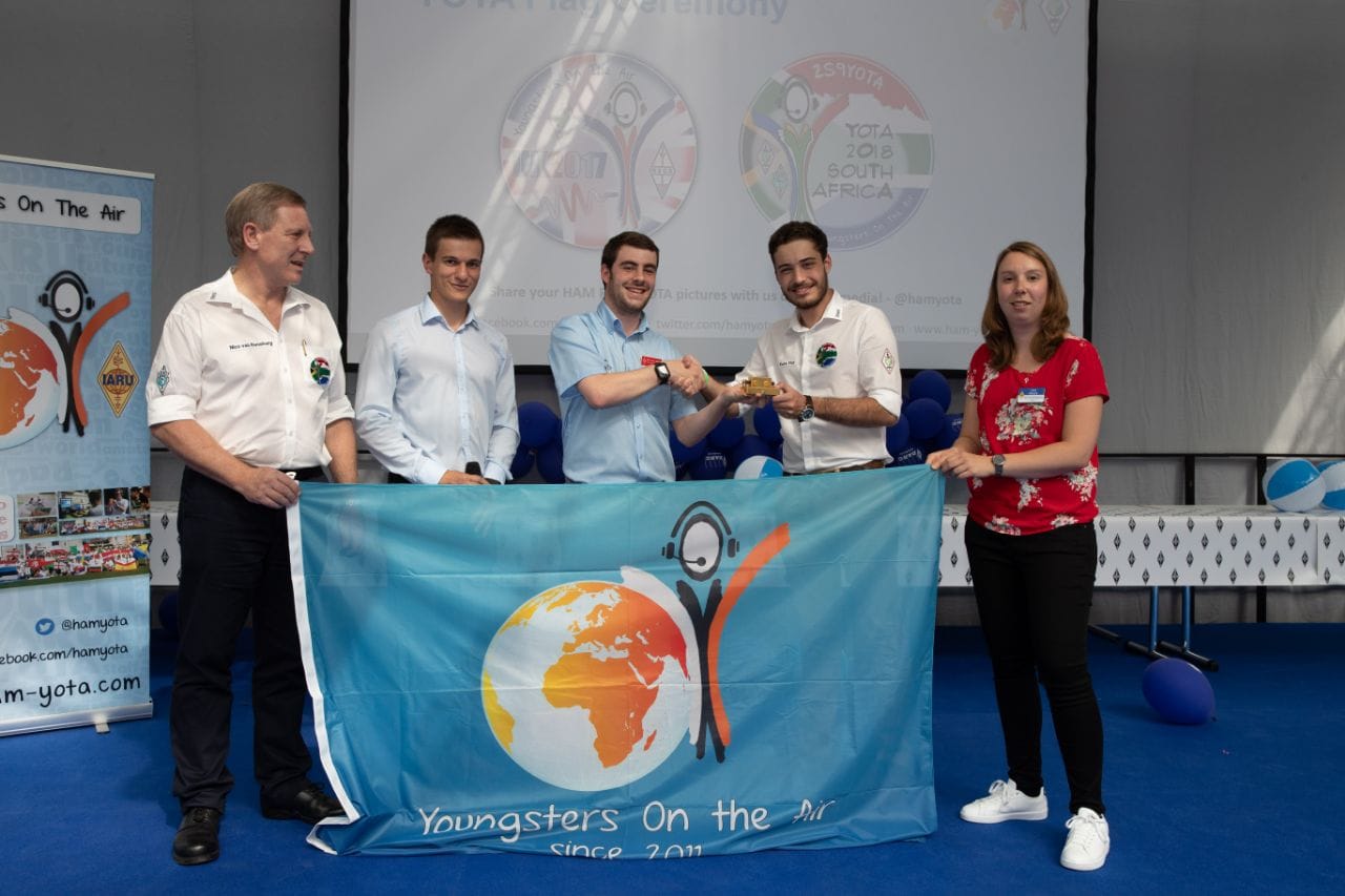 YOTA Flag ceremony at HAM Radio