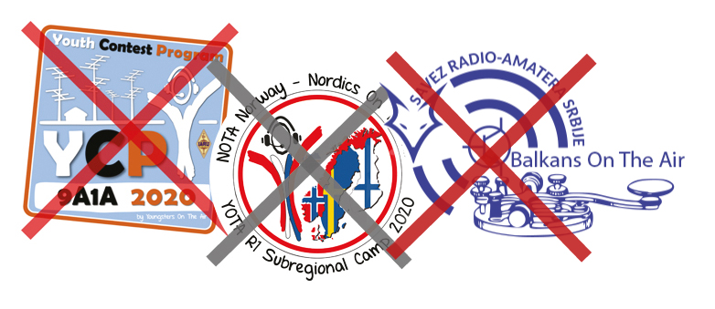 Cancelled — YCP at 9A1A, NOTA and BOTA 2020